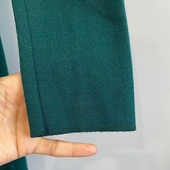 Amanda Uprichard Emerald Green Back Zipped Long Sleeve Bodycon Dress - Picture 6 of 8